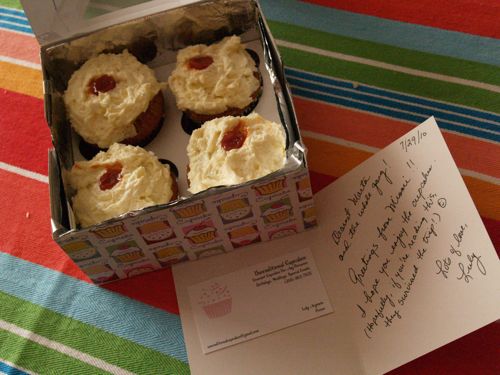 Cupcakes in box