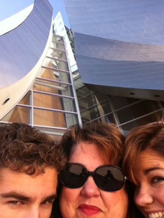 3 of us at the Disney Concert Hall