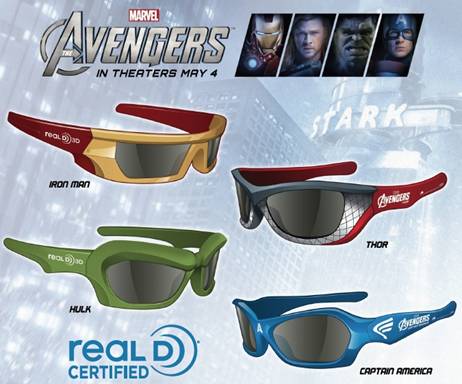 Avengers glasses