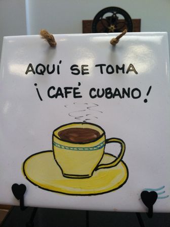 Cafe cubano