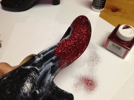Ruby slippers glitter