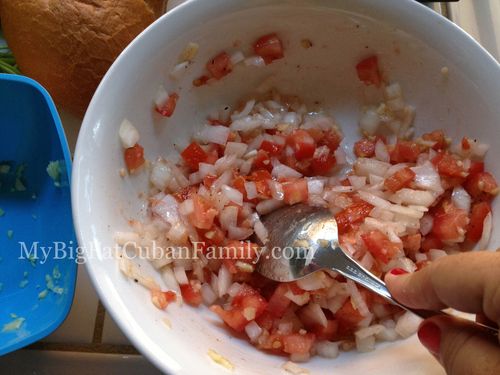 Cuban bruschetta tomato mix copy