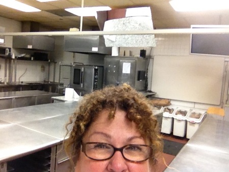 Marta in the pastry kitchen