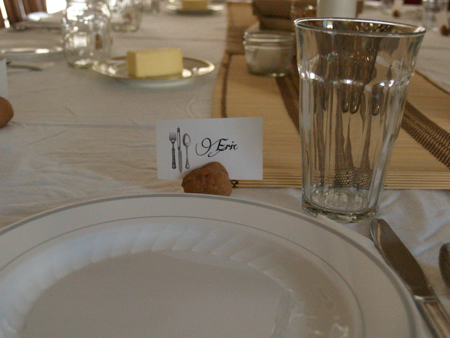 Thanksgiving table placecards