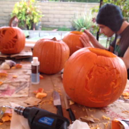 Pumpkin carving