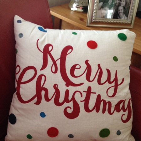 Merry Christmas pillow