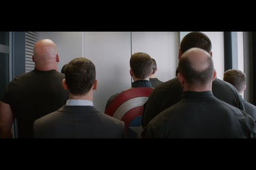 Captain america elevator