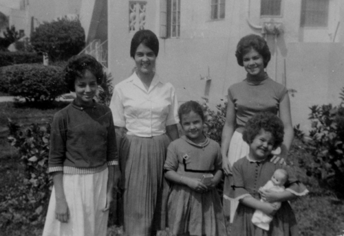 The Verdes sisters circa 1961