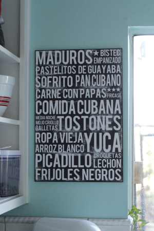 Cuban Food Poster