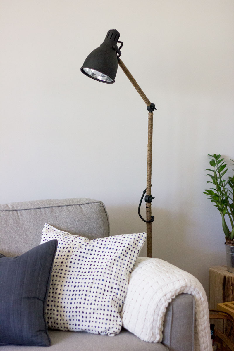 IKEA Lamp hack - simplify your living room