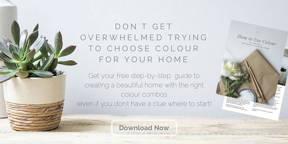 how to choose colour to create a serene home