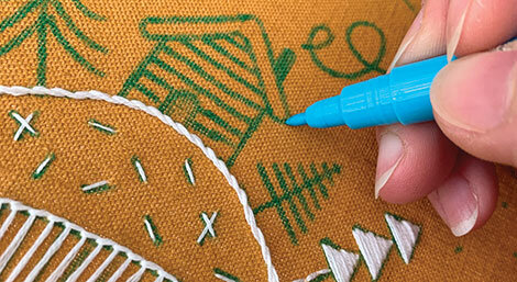 Easy ways to transfer an embroidery pattern