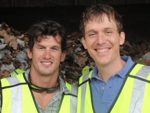Joe Burke of Action Environmental Group (left) and Matt de la Houssaye of Global Green USA (right). 