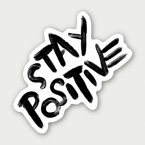 Stay Positive' Sticker Pack — Caligature™