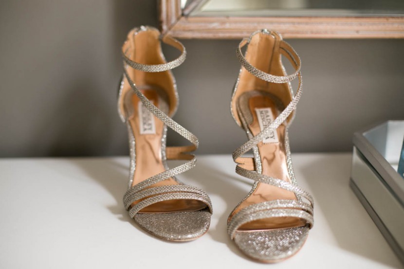 Bride shoes, New Orleans Wedding Photographer