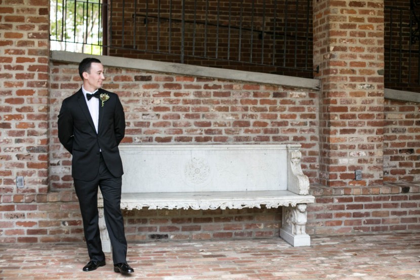 Baton Rouge Wedding, First Presbyterian Downtown, groom