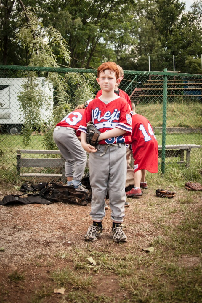 A baseball player in one of Sofia's only baseball leagues which is run by the MTW team. 
