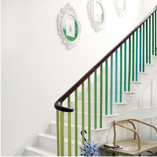 painted balusters