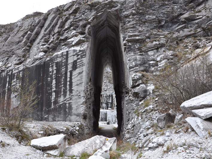 Marble quarry Entrance