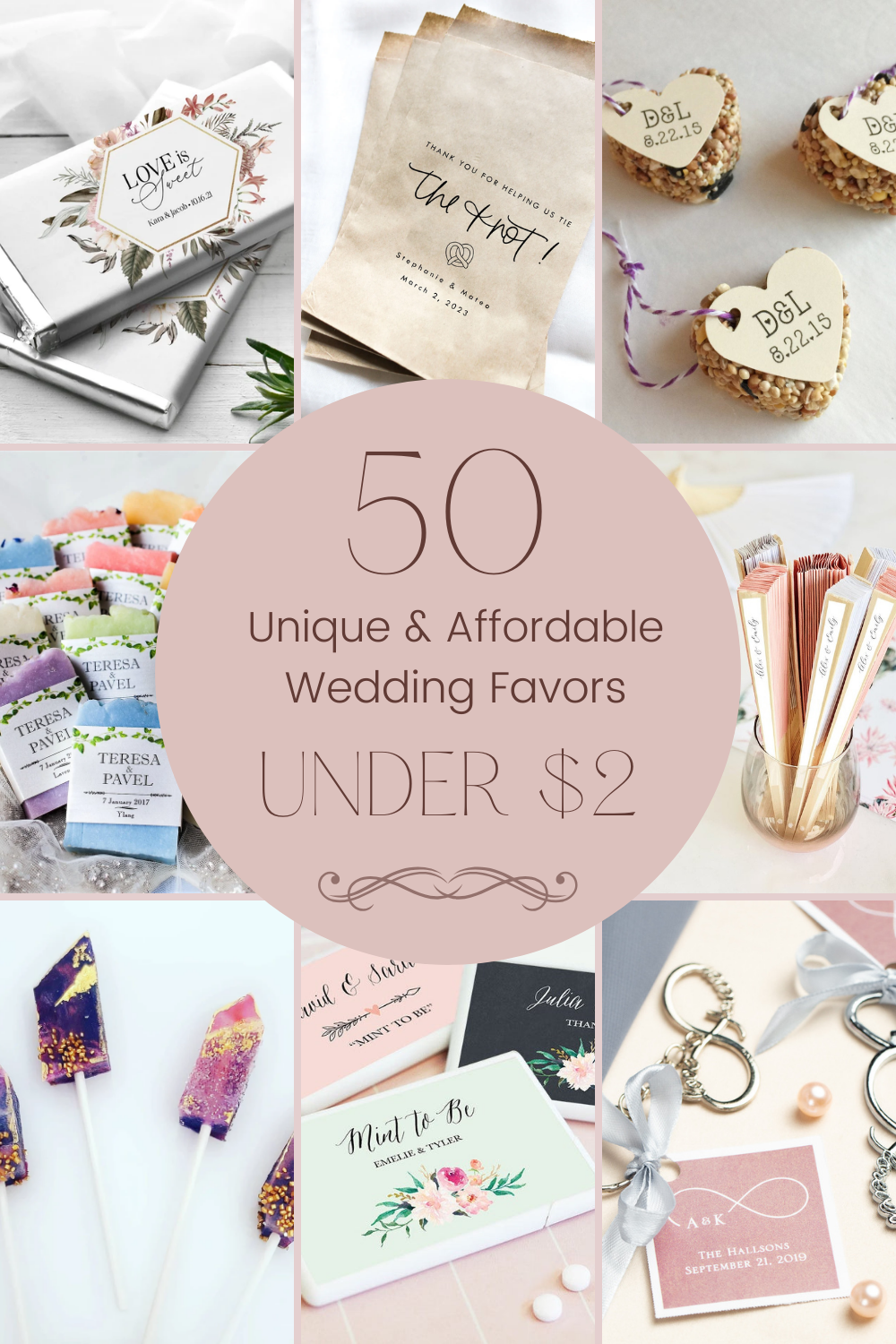 60 Wedding Favors for Guests! {BEST Little Gifts} - The Frugal Girls