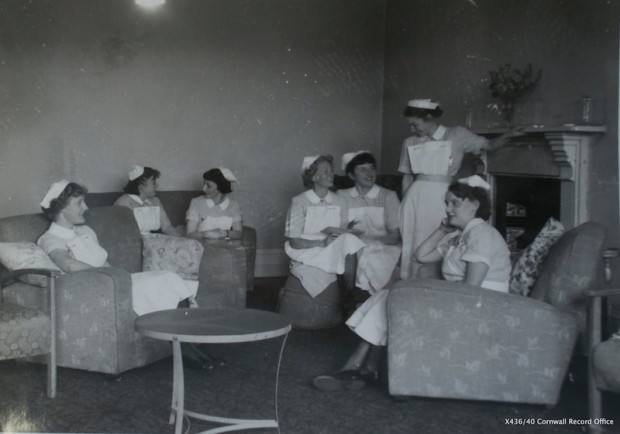 Nurses at Camborne-Redruth Hospital in 1954 (credit: Cornwall Record Office X436/46)