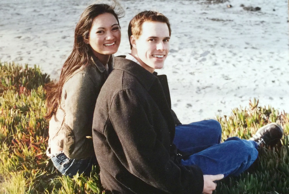 Look at these babies! We used this as our engagement photo in 2004. 