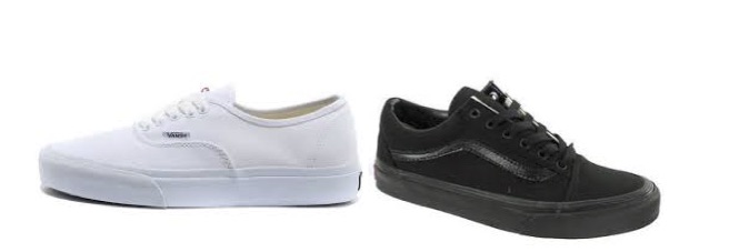 black and white school shoes