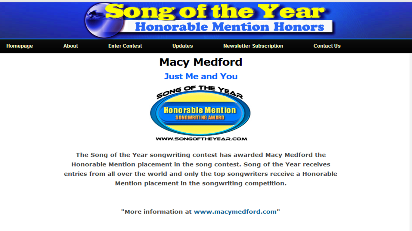 Honorable_Mention_Song_Of_The_Year_Macy_Medford