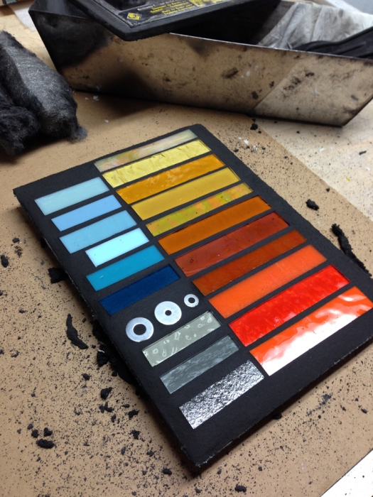 color palette | glass samples