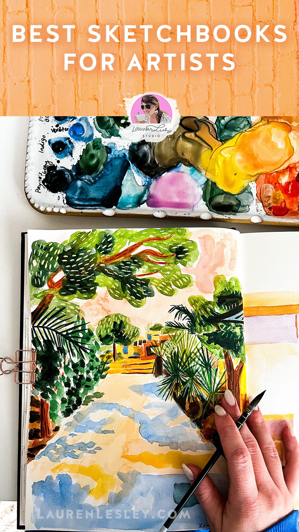 Sketchbook Painting, Watercolor Landscape, How to Fill Your Sketchbook