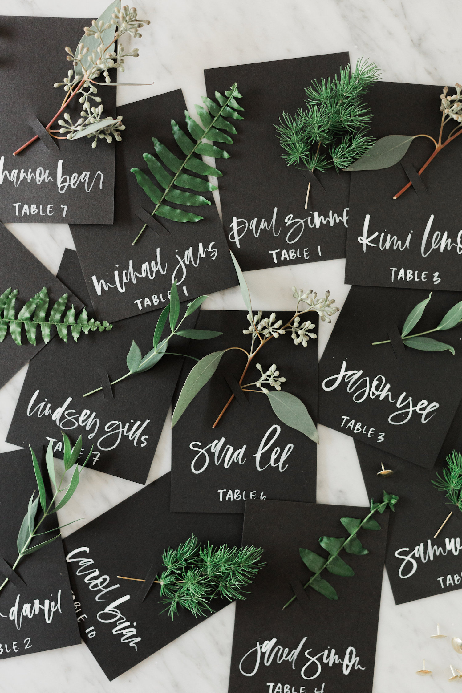 Free Fall Place Card Template
