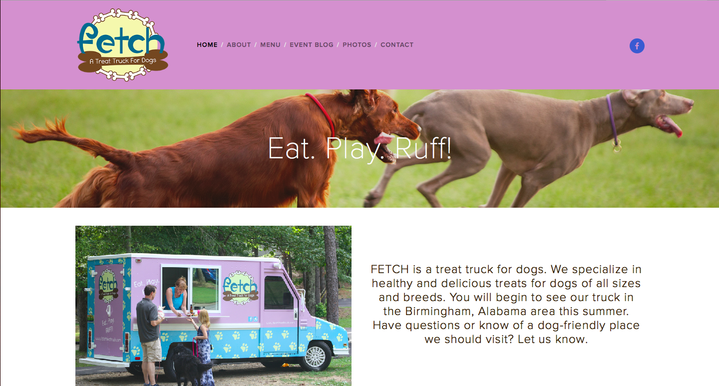 Menu — FETCH - A Treat Truck for Dogs