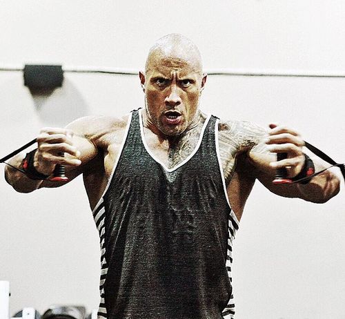 <a href="http://instagram.com/therock">@therock</a>