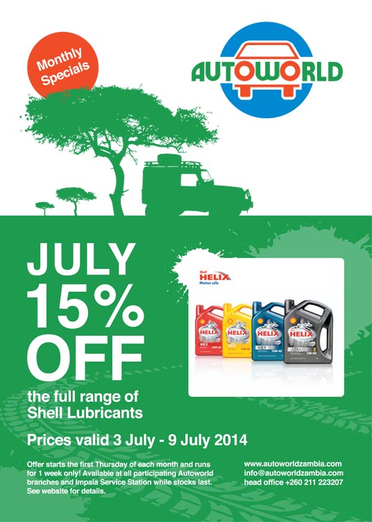 July Monthly Specials 2014
