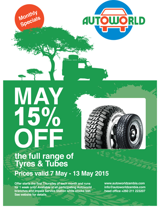 May 2015 Monthly Specials