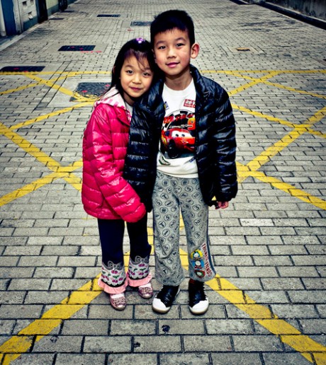Local kids in So Uk Estate