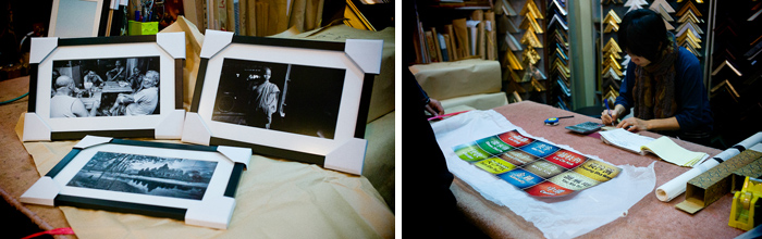 some of our images getting framed