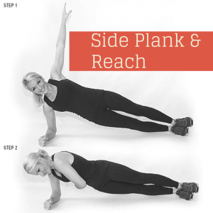 Side Plank & Reach
