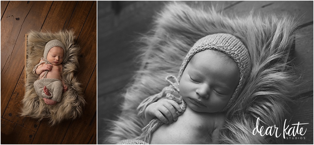 Simple black and white newborn pictures fort collins