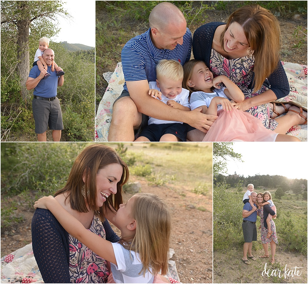 Candid natural family portraits fort collins