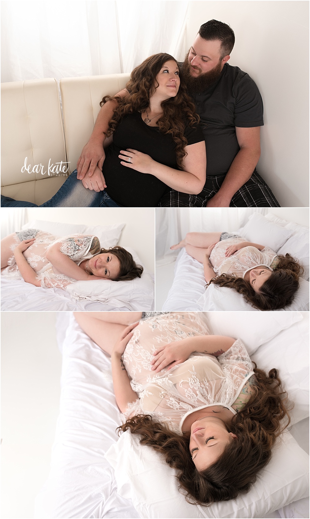 studio pregnancy pictures indoors for winter weather months loveland colorado