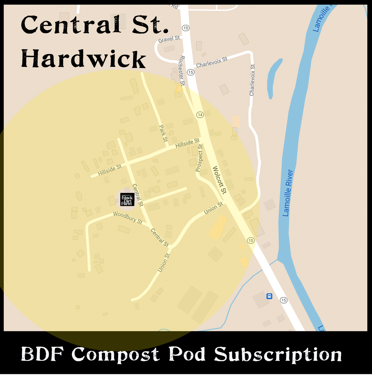 Compost POD Subscription - Central St. — Black Dirt Farm