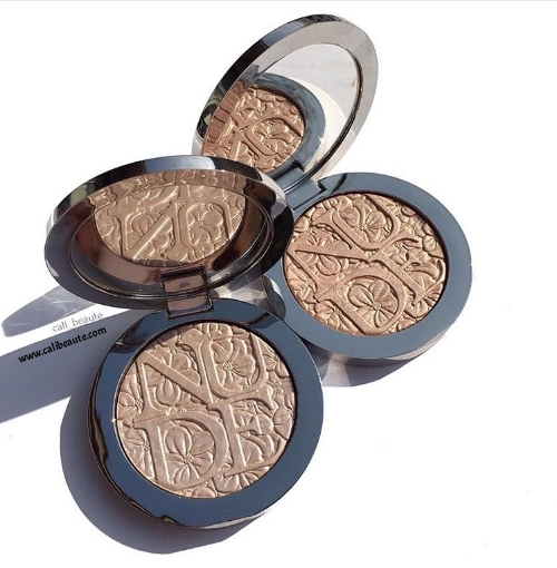 Dior Diorskin Nude Air Glowing Gardens Illuminating Powder: Glowing Nude and Glowing Pink: Swatches and Review