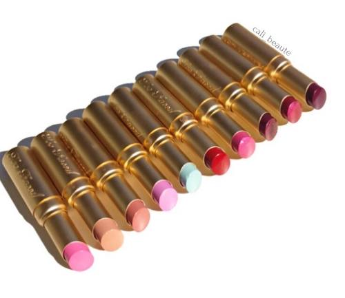 Ten New Shades of Too Faced’s La Creme Color Drench Lipsticks for Spring 2016: Swatches and Review