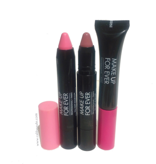 Makeup Forever Lip Fever Passion Pink Collection: Artist Acrylip, Artist Lip Blush, Artist Lip Balm