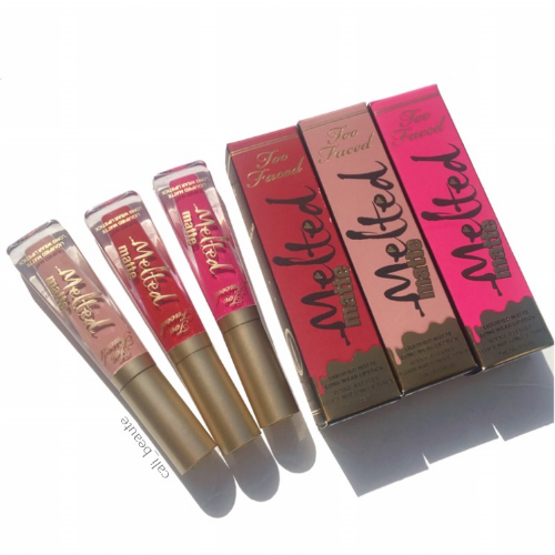 Too Faced Melted Matte Liquified Long Wear Matte Lipsticks: Lady Balls, It’s Happening, Child Star
