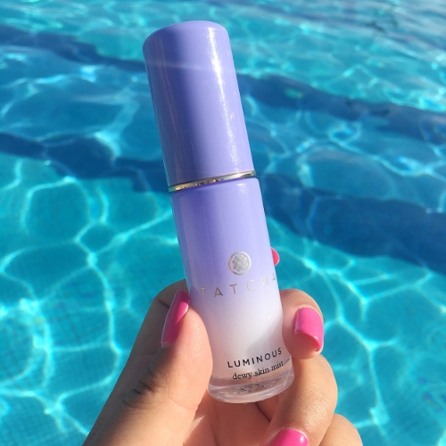 The Tatcha Luminous Dewy Skin Mist (travel size) was so refreshing to spritz on my face. I used it constantly---at day time, at night, before my flight and shortly after. It really is the perfect travel companion. 
