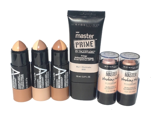 Maybelline #MyNyItLook: The Face Studio Master Primer, Master Contour, and Master Strobing Stick