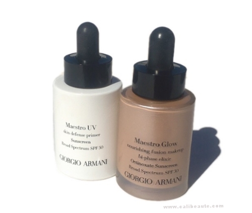 A Radiant Summer Glow with Giorgio Armani Maestro Glow Foundation & Maestro UV Skin Defense Primer: Swatches & Review