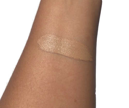 A swatch of the Vanish Seamless Foundation in the color Golden